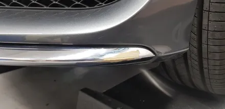 C class 프런트 범퍼 립 랩핑 #부분랩핑 #블랙유광 / 일산,김포,파주