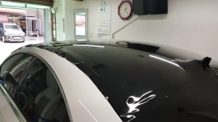 벤츠 CLS 루프스킨 #강북랩핑 #강북루프스킨 / 일산,김포,파주