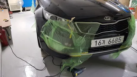 K5 판금도색 및 전체 밍광택 #덕이동랩핑 #파주광택 / 일산,김포,파주