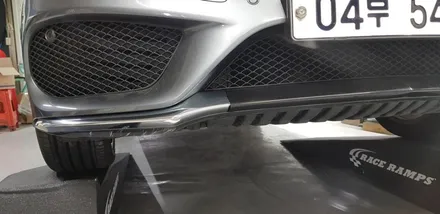 C class 프런트 범퍼 립 랩핑 #부분랩핑 #블랙유광 / 일산,김포,파주