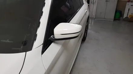 BMW 520d 루프스킨 사이드미러&디자인데칼&그릴&스테프 #강북랩핑 #명진 / 일산,김포,파주
