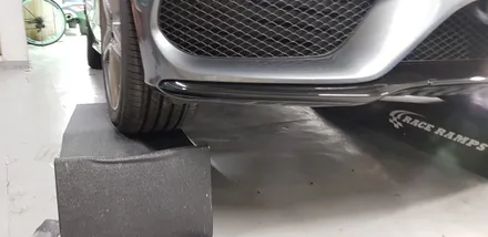 C class 프런트 범퍼 립 랩핑 #부분랩핑 #블랙유광 / 일산,김포,파주