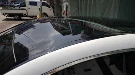 벤츠 CLS 루프스킨 #강북랩핑 #강북루프스킨 / 일산,김포,파주