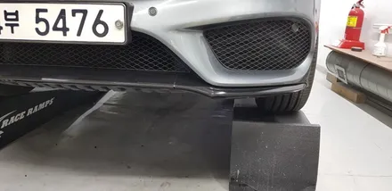 C class 프런트 범퍼 립 랩핑 #부분랩핑 #블랙유광 / 일산,김포,파주