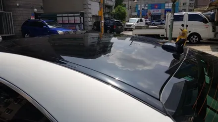 벤츠 CLS 루프스킨 #강북랩핑 #강북루프스킨 / 일산,김포,파주
