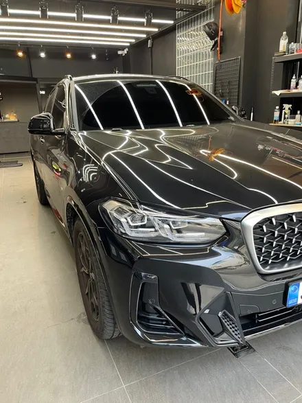 동탄 화성 BMW X4 앞유리 유막제거 발수코팅 / 동탄 방교동