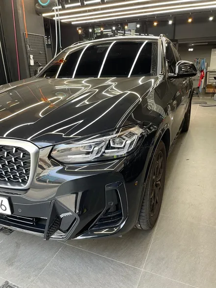 동탄 화성 BMW X4 앞유리 유막제거 발수코팅 / 동탄 방교동