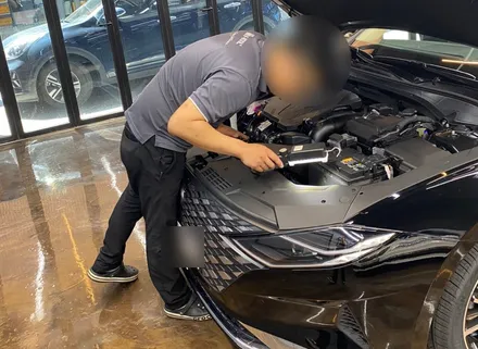 디테일 검수는 카스페이스 부산사하점에서! 그랜저 신차검수 시작! / 부산 사하구 신평동