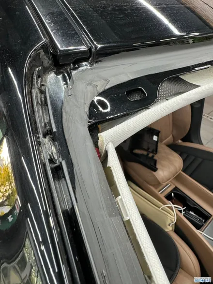 진주자동차 그랜저GN7 차유리 복원불가 판정으로 전면유리 교환 레이노 S9 썬팅수리 진행  ADAS보정 완료 / 경남 진주