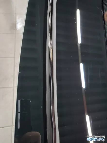 사천자동차유리 BMW 520d 전면유리 교환 및 스미스벨라 썬팅 / 경남 진주