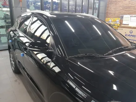 진주 신차 현대 투싼TL 썬팅작업 3M CM  측후면15%  전면 30%  시공 3M전문시공점 금강차유리점 입니다. / 경남 진주