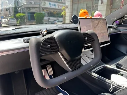 자동차랩핑 테슬라 모델 3 에이버리 무광 카본 부분랩핑으로 포인트 주기! / 인천 남동구