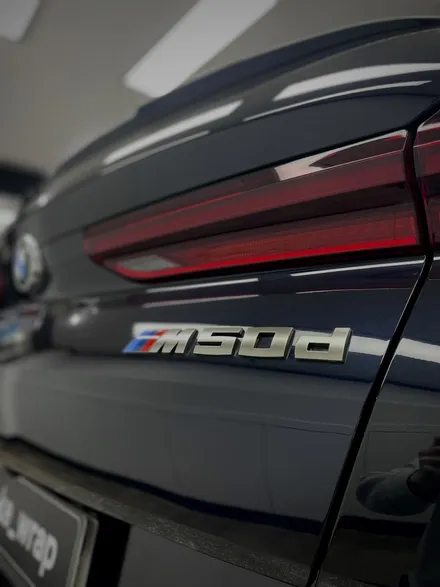 BMW X6 사틴 다크 그레이 전체랩핑