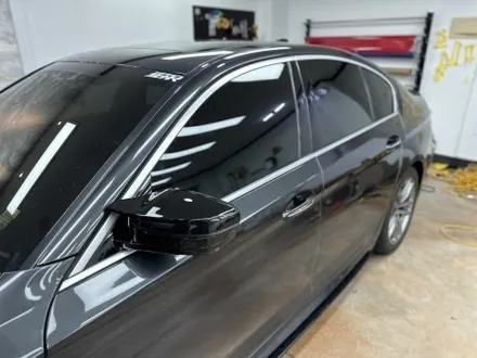 인천 송도 bmw 5시리즈 윈도우몰딩 / 도어캐치 크롬죽이기 / 인천 남동구 논현동