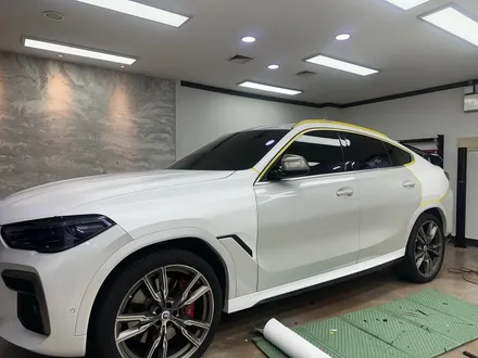 차량 전체 랩핑 bmw x6 사틴 화이트 후기 / 인천 남동구 논현동