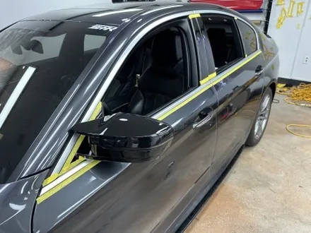 인천 송도 bmw 5시리즈 윈도우몰딩 / 도어캐치 크롬죽이기 / 인천 남동구 논현동