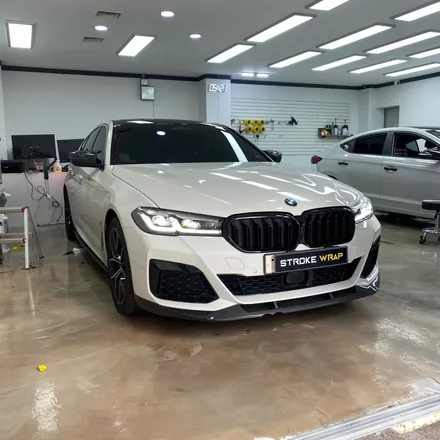 인천 논현 Bmw 5시리즈 루프스킨 작업 / 인천 남동구