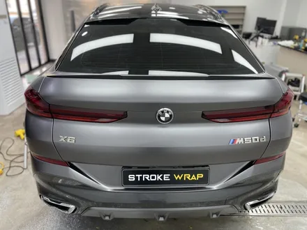 BMW X6 사틴 다크 그레이 전체랩핑
