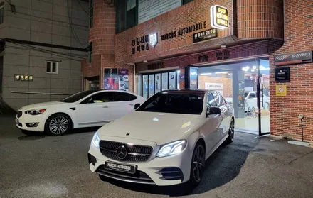 부산 전체랩핑 사상 주례 - 벤츠 E43 amg 에이버리 유광화이트 전체랩핑 / 부산 사상구