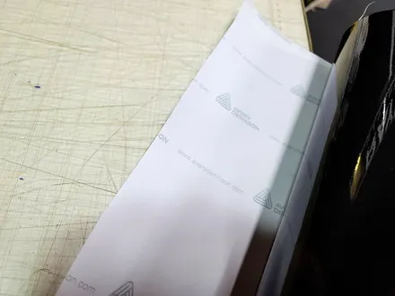 부산 사상 주례 벤츠 C220d - 루프스킨 제거 및 에이버리 슈프림 블랙유광 재시공. / 부산 사상구