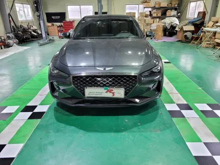 제네시스g70 3.3T 차량에 신형 제네시스 G70 순정네비 10.25 이식개조 AVM 2차 자동보정 실시 / 인천 계양