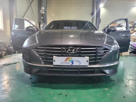 소나타DN8 차량에 스마트센스2 ASCC,HDA,FCA,AEB,HBA 시공장착 / 인천 계양