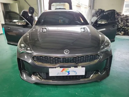 스팅어18my 순정 도어스팟,현대모비스 애프터블로워 HMED01 시공\