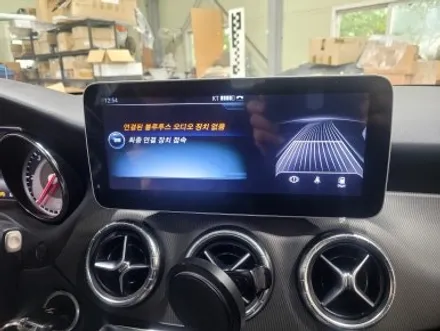 벤츠 CLA 200 15년식에 무선 카플레이 10.25인치모니터 교체 시공하기 / 인천 계양