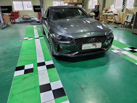 제네시스g70 3.3T 차량에 신형 제네시스 G70 순정네비 10.25 이식개조 AVM 2차 자동보정 실시 / 인천 계양