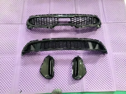 스팅어 리얼카본 상단그릴,하단그릴,에어커튼 교체 / 인천 계양