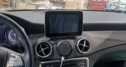 벤츠 CLA 200 15년식에 무선 카플레이 10.25인치모니터 교체 시공하기 / 인천 계양