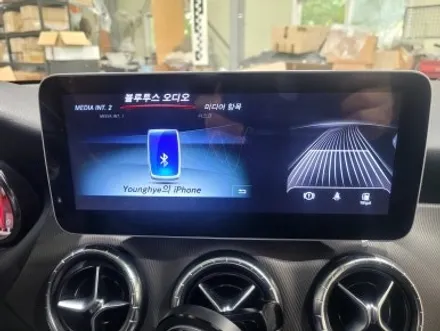 벤츠 CLA 200 15년식에 무선 카플레이 10.25인치모니터 교체 시공하기 / 인천 계양