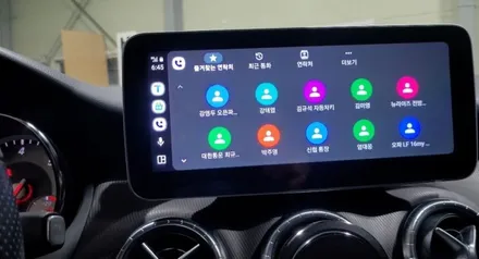 벤츠 CLA 200 15년식에 무선 카플레이 10.25인치모니터 교체 시공하기 / 인천 계양