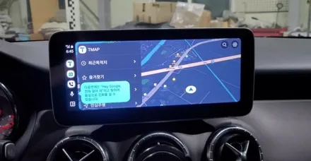 벤츠 CLA 200 15년식에 무선 카플레이 10.25인치모니터 교체 시공하기 / 인천 계양