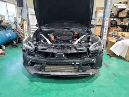 스팅어 주행중 장애물 사고로 범퍼교정과 휀다브라켓 교체하기 / 인천 계양