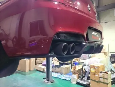 BMW 650i 컨버터블 알리산 리어 하단립 달아보자 / 인천 계양