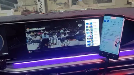 디올뉴 그랜저GN7 스마트미러링 순정네비연동 삼성덱스 덱스인터페이스 개인택시 카카오콜 미러링 시공 / 인천 계양구