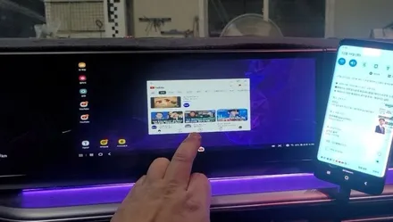 디올뉴 그랜저GN7 스마트미러링 순정네비연동 삼성덱스 덱스인터페이스 개인택시 카카오콜 미러링 시공 / 인천 계양구