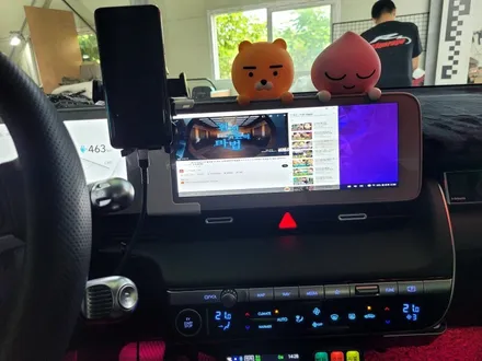 아이오닉5 개인택시 고스트도어 장착,삼성덱스 미러링 시공,덱스 인터페이스 시공 장착 / 인천 계양구