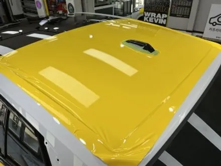포항랩핑 BMW X2 U10 유광브라이트옐로우 전체랩핑, 크롬죽이기 / 포항, 경주