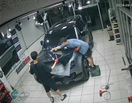 포항랩핑 랜드로버 디펜더 110 듀오톤 투톤랩핑 / 포항, 경주