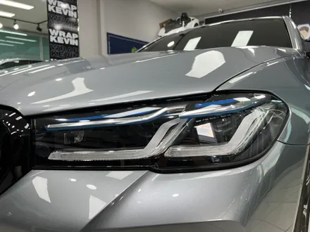 경북랩핑 BMW 530i 윈도우테두리 랩핑, 라이트 PPF / 포항, 경주