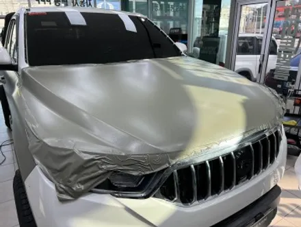 포항랩핑 쌍용 렉스턴 스포츠 칸 러그컴벳그린 랩토라이너 전체랩핑 / 포항, 경주