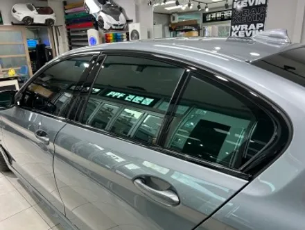경북랩핑 BMW 530i 윈도우테두리 랩핑, 라이트 PPF / 포항, 경주