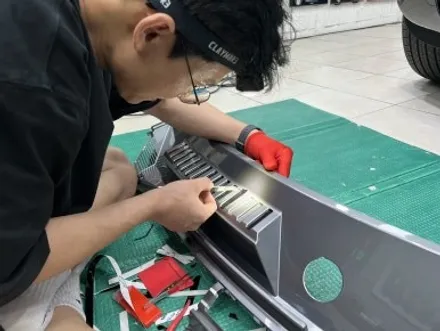 포항랩핑 랜드로버 디펜더 110 듀오톤 투톤랩핑 / 포항, 경주