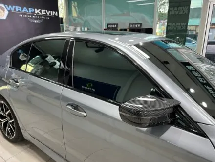경북랩핑 BMW 530i 윈도우테두리 랩핑, 라이트 PPF / 포항, 경주