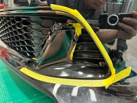 경북랩핑 구미랩핑 기아 스팅어 마이스터 크롬죽이기 / 포항, 경주