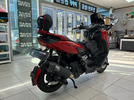 경북바이크랩핑 야마하 NMAX 125 유광드래곤파이어레드 전체랩핑 / 포항, 경주