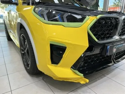 포항랩핑 BMW X2 U10 유광브라이트옐로우 전체랩핑, 크롬죽이기 / 포항, 경주