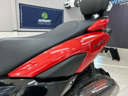 경북바이크랩핑 야마하 NMAX 125 유광드래곤파이어레드 전체랩핑 / 포항, 경주